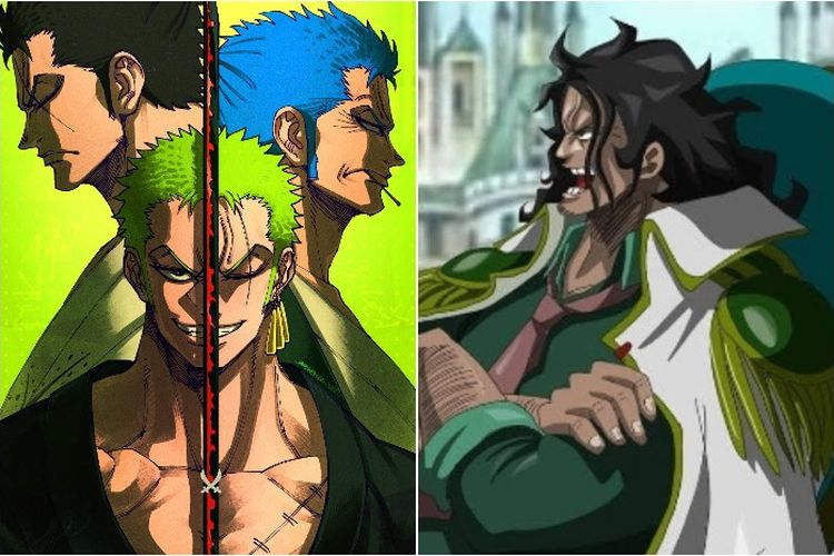 Zoro descobre que o Almirante Ryokugyu é o seu pai desaparecido