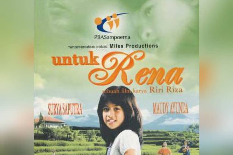 Sinopsis Film Untuk Rena, Film Pertama Maudy Ayunda Waktu masih Kecil