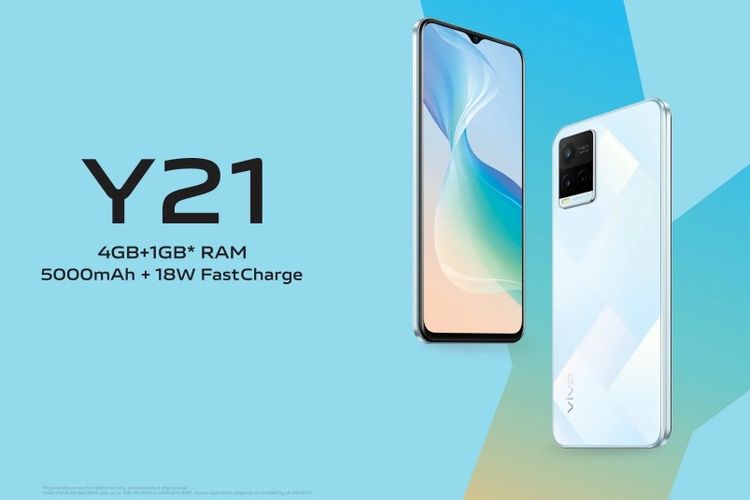 Check Vivo Y21 HP Specifications and Prices in May 2022, HP Price 2 Million Rupiah with Beautiful Design