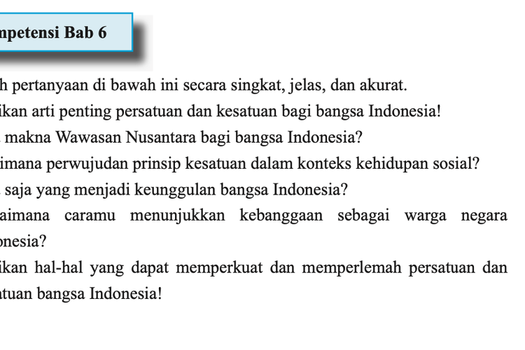 Kunci Jawaban PKN Kelas 11 Halaman 204 Uji Kompetensi Bab 6 Lengkap ...