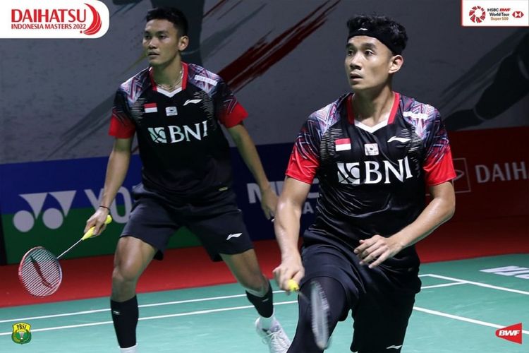 Live Score Badminton Ganda Putra Turnamen Indonesia Masters 2022 dan