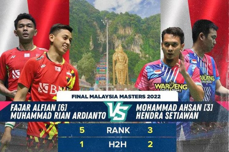 Jadwal Final Malaysia Masters 2022 Hari ini, Ada 4 Wakil Indonesia dan