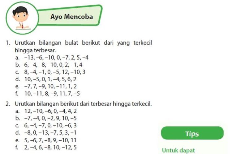 Kunci Jawaban Buku Senang Belajar Matematika Kelas 6 Halaman 17, 18 ...