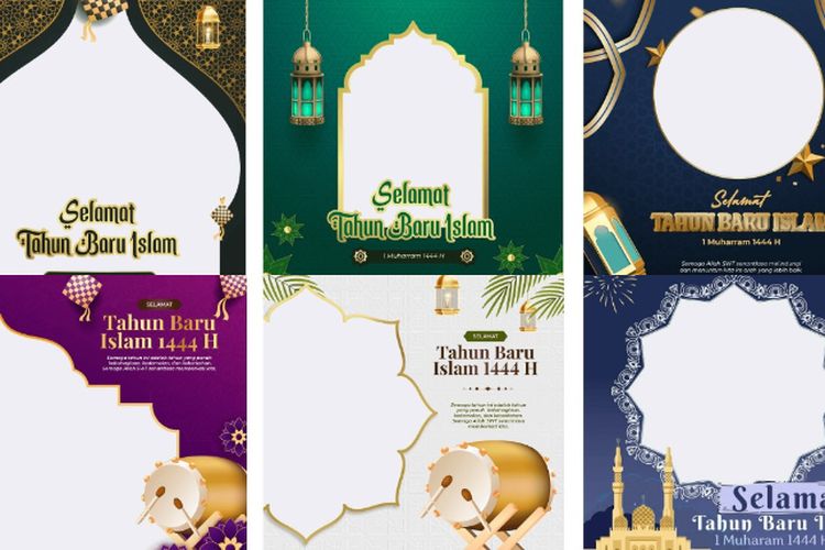 16 Bingkai Foto Twibbon Tahun Baru Islam 2022 yang Bisa Digunakan dan