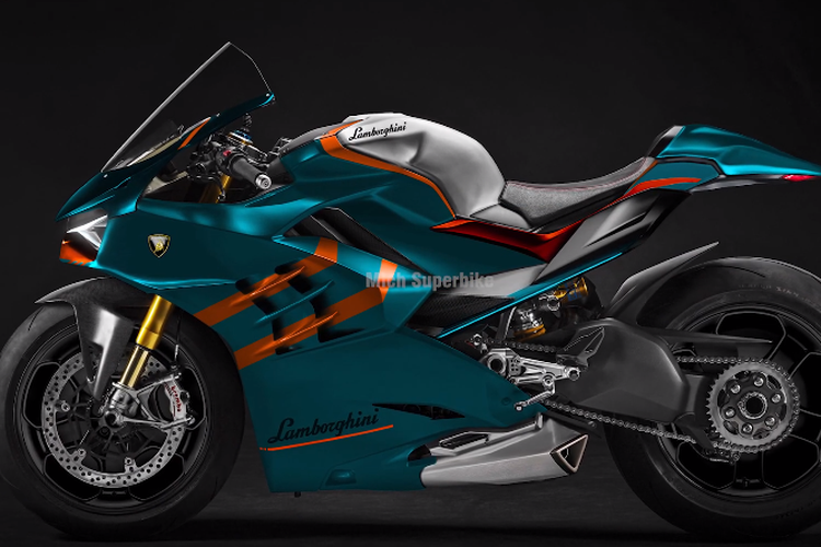 Lamborghini Perkenalkan Superbike Barunya, M1000L V4 Siap Hancurkan Ducati  Panigale V4 R, Ini Detailnya