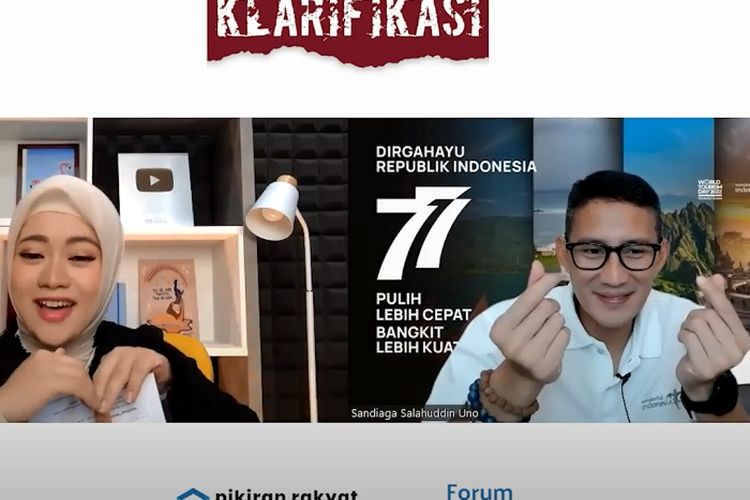 World Tourism Day 2022 Menparekraf Sandiaga Uno Ingin Ubah Rohali Menjadi Rojali Apa Itu 4406