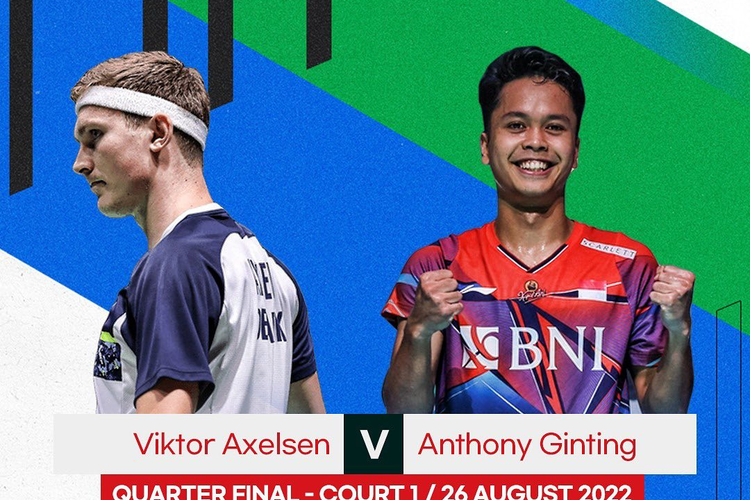 LIVE SCORE BWF World Championship 2022 Victor Axelsen vs Anthony