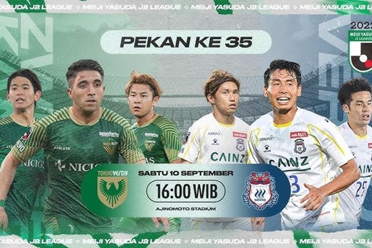 Sedang Tayang Tokyo Verdy Vs Thespakusatsu Gunma Pratama Arhan Akhirnya Main Lagi Dan Unjuk