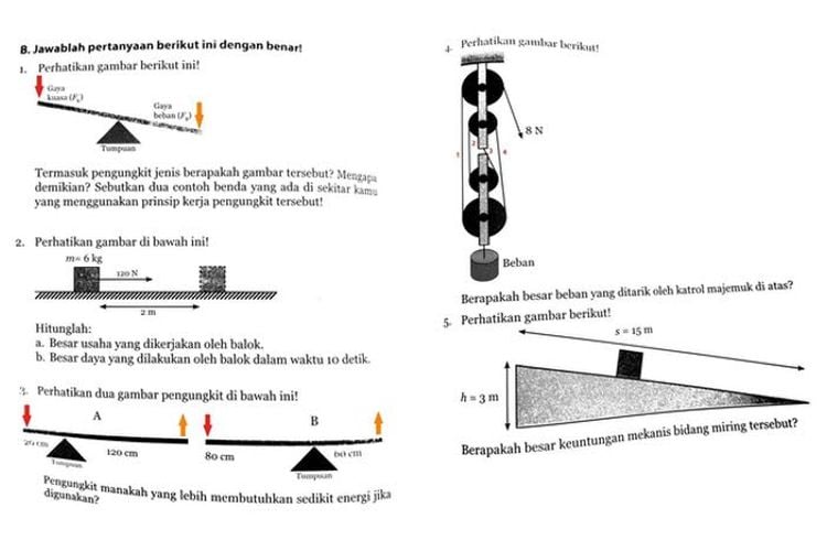 Kunci Jawaban IPA Kelas 8 SMP Halaman 102-103 Bagian B, Termasuk ...