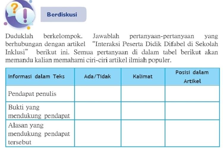 Kunci Jawaban Bahasa Indonesia Kelas 8 Halaman 88 Kegiatan 3 ...