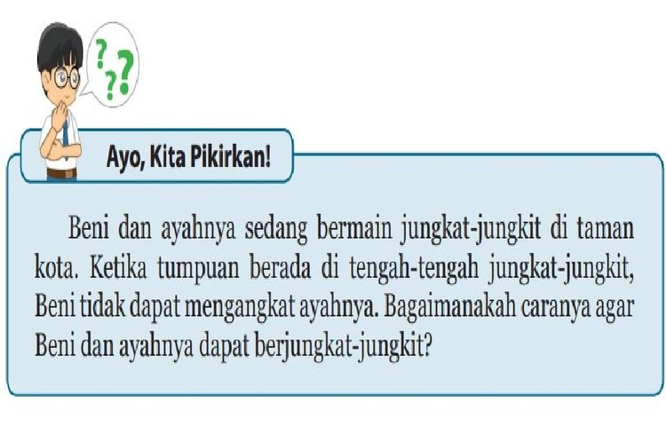 Kunci Jawaban Ipa Smp Mts Kelas 8 Ayo Kita Pikirkan Halaman 87 Beny Dan Ayahnya Bermain Jungkat 7845