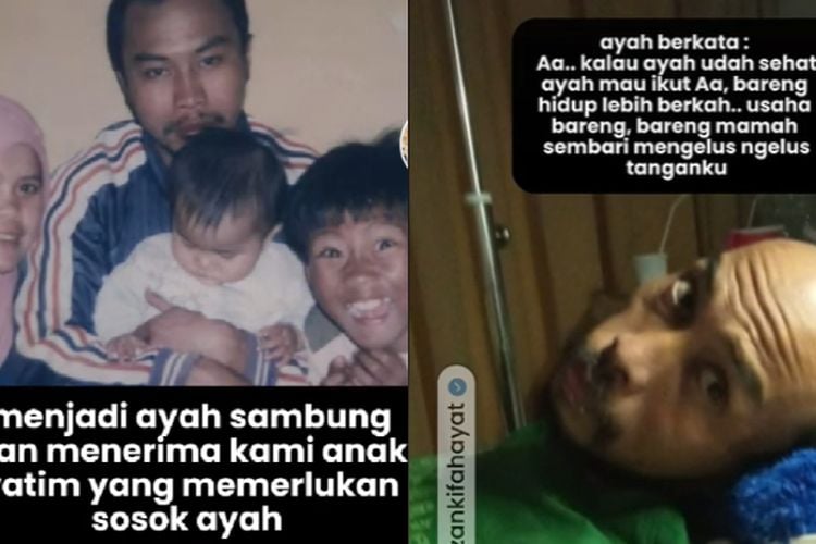 Haru! Kasih Sayang Ayah Sambung Pada Anaknya Hingga Minta Dibacakan ...