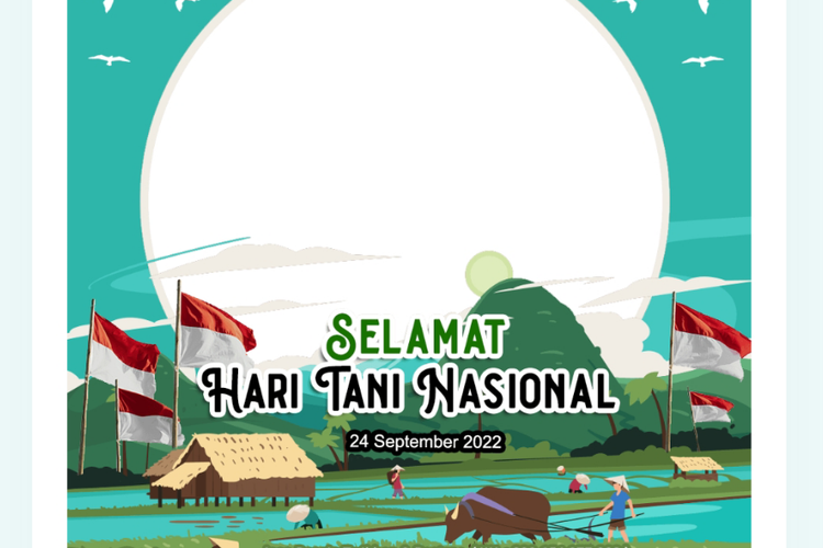 Download Gratis Twibbon Hari Tani Nasional Dengan Desain Unik Dan