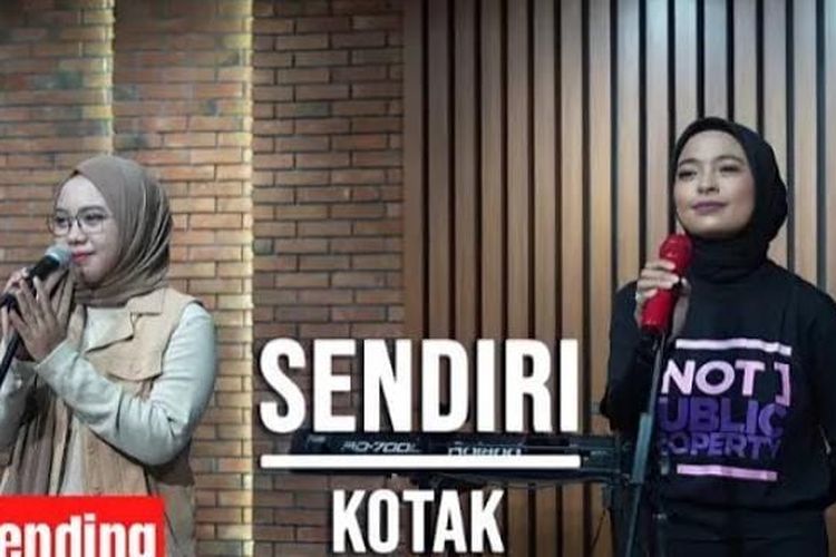Lirik Lagu Sendiri, Indah Yastami feat Tantri Kotak - Kabar Banten
