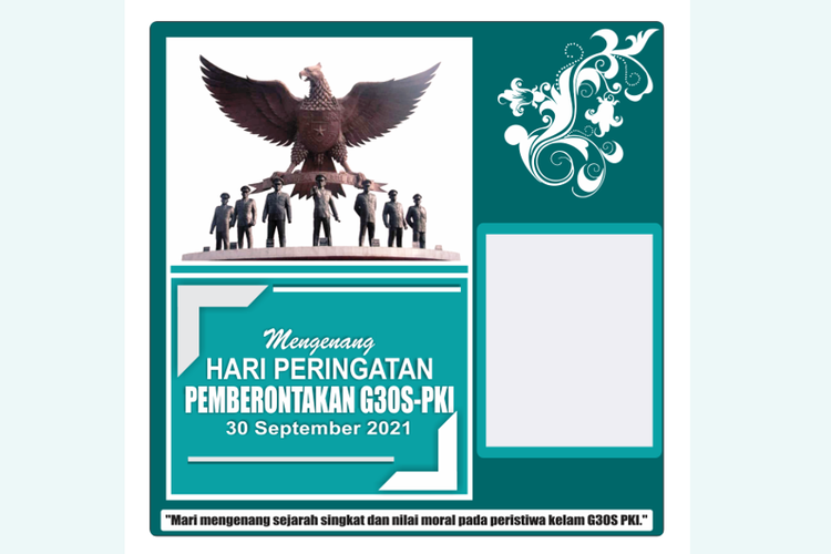 20 Link Twibbon Peringatan G30S PKI Desain Terbaru Dan Unik, Cocok ...