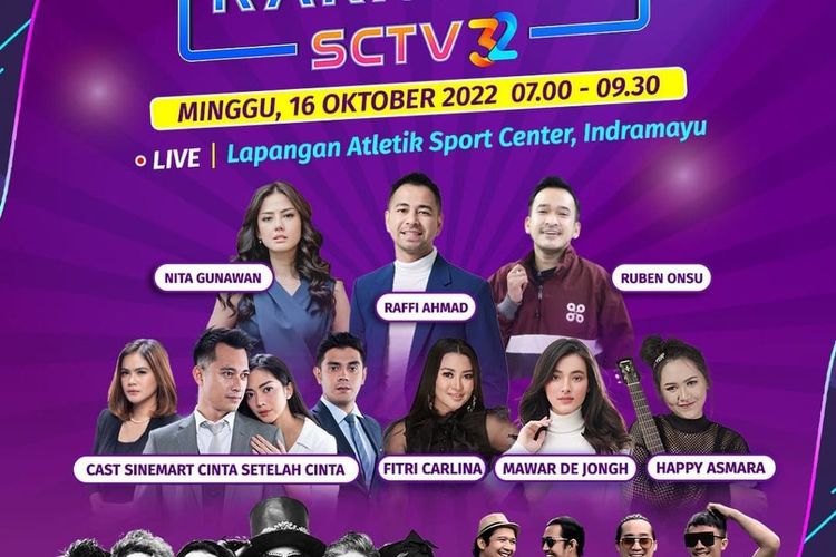 Jadwal Acara Sctv Lengkap Hari Ini Oktober Karnaval Sctv Sinema Wajah Indonesia