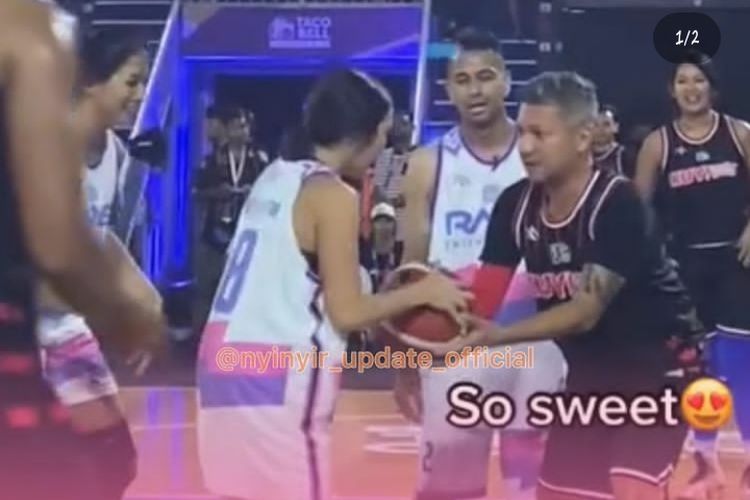 SO SWEET! Gading Martin Kasih Bola Basket Ke Gisel Secara Cuma- Cuma