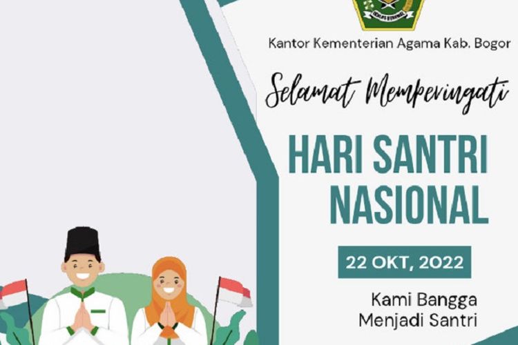 60 Bingkai Twibbon Hari Santri 2022, Lengkap Susunan Acara Dan Pidato ...