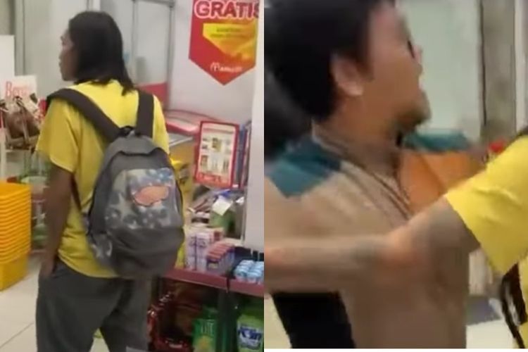 Seorang Pria Diduga Curi Samyang di Minimarket, Warganet Kesal Lihat Orang-orang di Sekitarnya