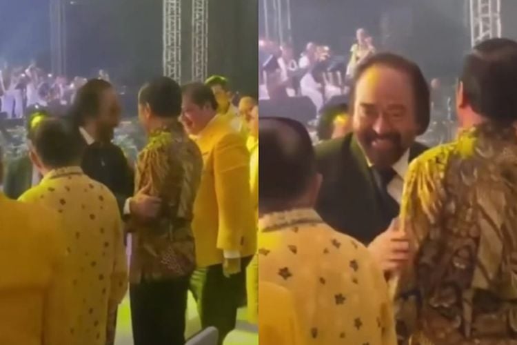 Hasto PDIP Buka Suara Terkait Jokowi Enggan Balas Pelukan Surya Paloh di Acara Golkar