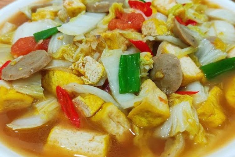 Resep Tumis Sawi Putih Campur Tahu Super Enak Dan Segar Banget Cocok Jadi Menu Akhir Bulan