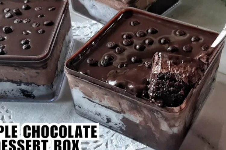 Bikin Dessert Box Coklat Super Enak Lumer Dan Nyoklat Banget Ide Jualan Kekinian Yang Laris