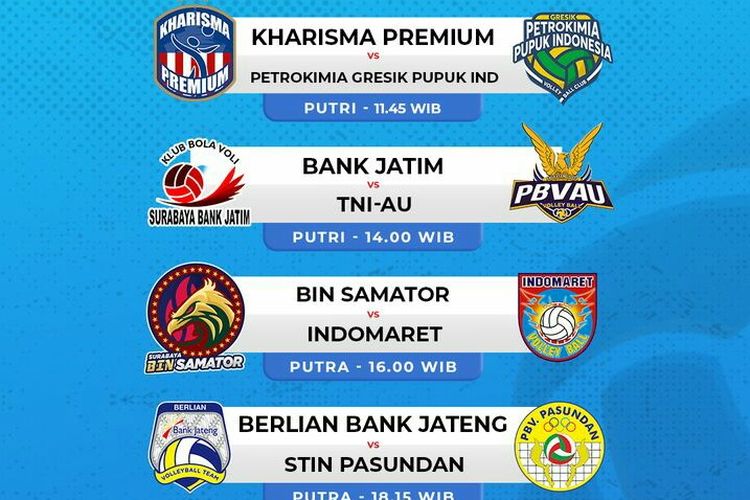 Jadwal Moji Tv Hari Ini November Ada Livoli Divisi Utama Hingga Volleyball Nation S