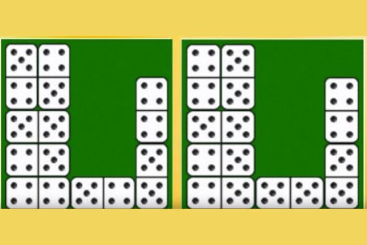 Tes IQ: Pertajam Visual Mata Anda dengan Menemukan 4 Kartu Domino di ...
