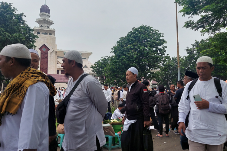 Jemaah Reuni 212 Bubar Secara Tertib Usai Dengar Doa Penutup Habib Rizieq Shihab