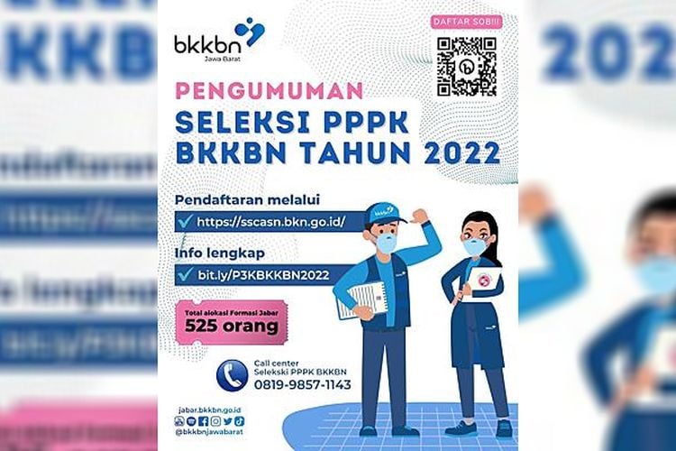 Resmi Dibuka, Seleksi PPPK BKKBN 2022 untuk D3-S1, Cek Syarat, Cara Daftar hingga Jumlah Formasi dan Jabatan