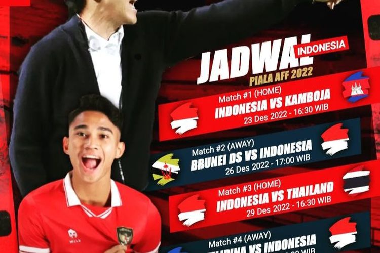 Jadwal Lengkap Timnas Indonesia Di Piala Aff 2022 Lengkap Dengan Link Live Streaming Dan Jam 6057