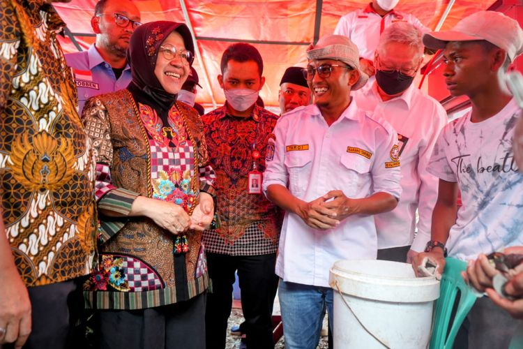 Cara Mensos Atasi Masalah Sosial Warga Cilincing Jakarta, Dirikan Instalasi Air Bersih dan Mesin Olah Limbah