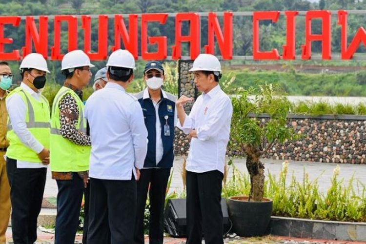 Bendungan Sukamahi dan Ciawi Bogor Membuat 12 Kelurahan di DKI Jakarta Tidak Banjir Lagi, Kata Presiden Jokowi