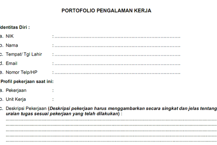 INSPIRASI Contoh Deskripsi Pengalaman Kerja PPPK Teknis Kata Kata Deskripsi Menarik Singkat