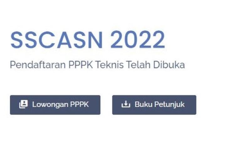 Daftar PPPK Tenaga Teknis 2022 Masih Buka Hingga 6 Januari 2023, Login