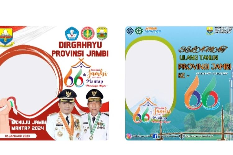 6 Link Twibbon HUT Provinsi Jambi Yang Ke-66: Desain Menarik Dan Elegan ...