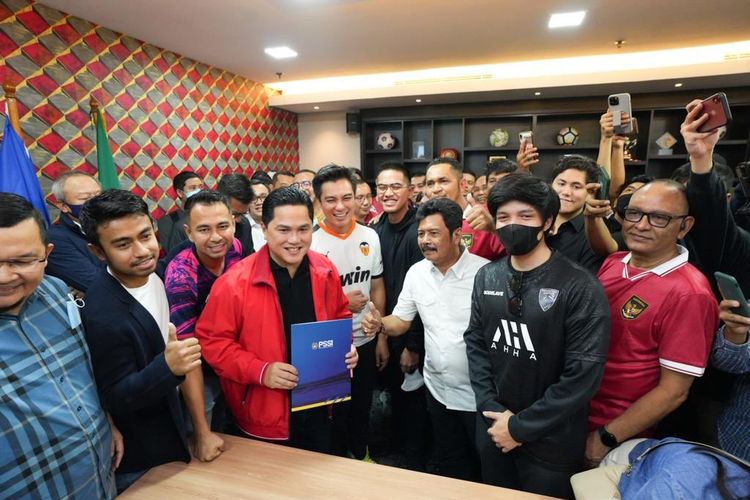 Tekad Erick Thohir untuk Majukan Sepak Bola Indonesia, Siap Bersihkan PSSI dari Tangan Kotor