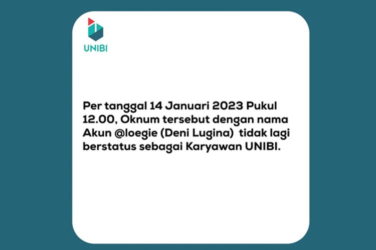 Menghina Jokowi, Karyawan Kampus di Bandung Mengundurkan Diri dan Mengaku Bersalah