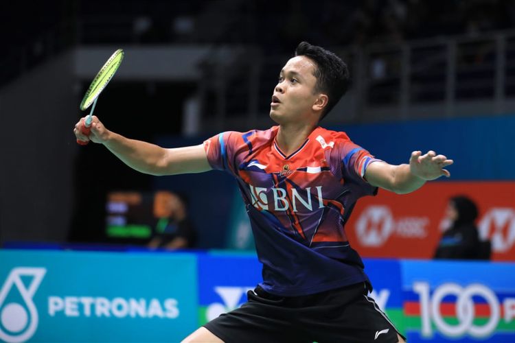 Slightly losing in the first set, Anthony Ginting advances to R2 India Open 2023