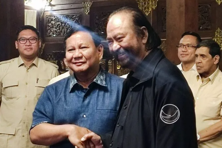 Prabowo dan Surya Paloh Sempat Bicarakan Koalisi Saat Bertemu