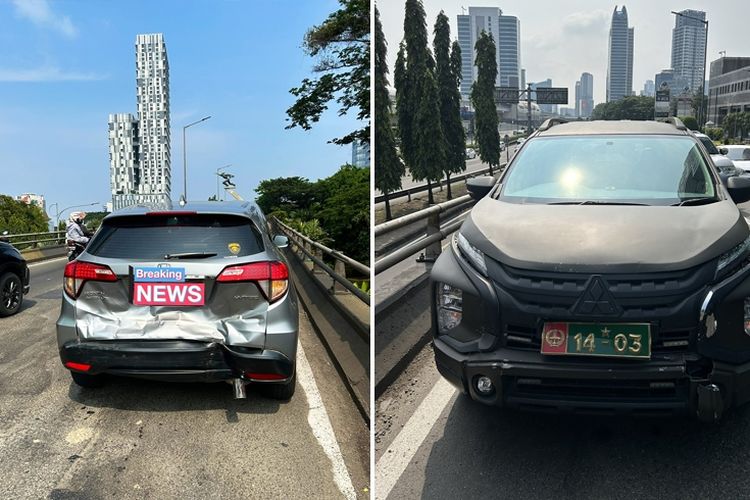 Kasus Mobil Dinas TNI AD Tabrak Mobil Warga Sipil di Jakarta Berakhir Damai