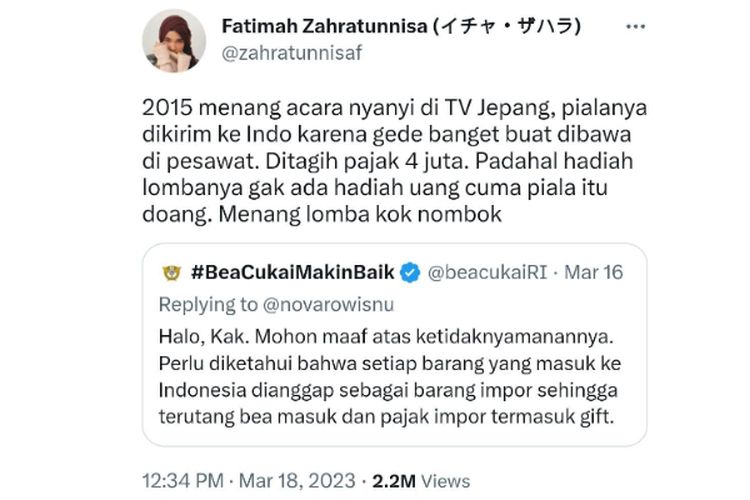 Kemenkeu Minta Maaf Soal Viral WNI Ditagih Rp4 Juta untuk Bawa Pulang Piala Lomba dari Jepang