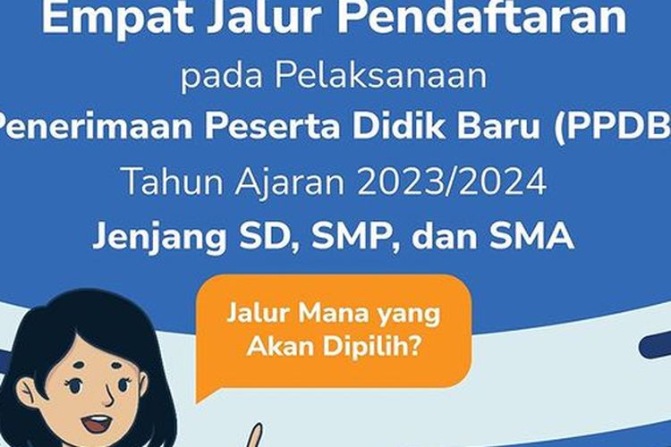 Resmi! Ini 4 Jalur Pendaftaran PPDB Tahun Ajaran 2023-2024 untuk Jenjang SD, SMP dan SMA