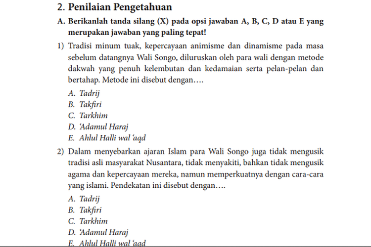 Pembahasan Soal Dan Kunci Jawaban PAI Dan Budi Pekerti Kelas 10 Halaman ...