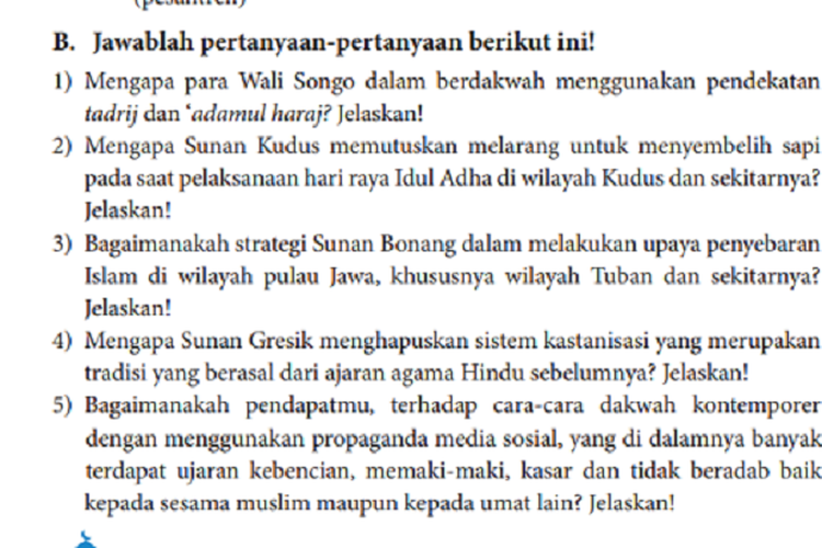 Soal Dan Kunci Jawaban PAI Dan Budi Pekerti Kelas 10 Halaman 308 ...