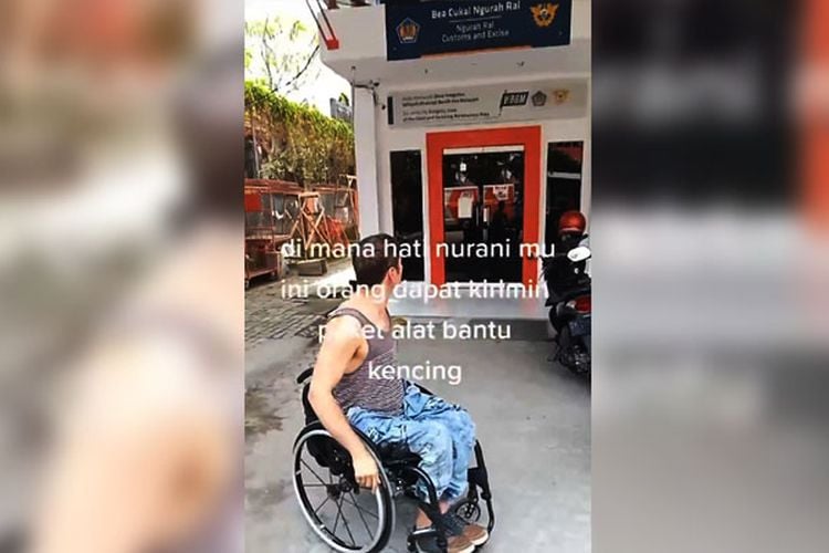 VIRAL WNA Disabilitas Diduga Dipersulit Bea Cukai Bali Ambil Paket Alkes Miliknya