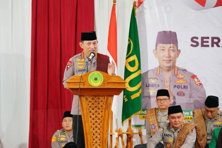 Gandeng PUI Salurkan Bantuan, Kapolri Tekankan Soal Jaga Persatuan-Kesatuan Umat