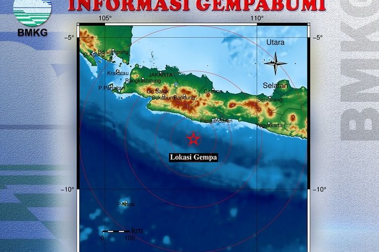 Gempa Magnitudo 4 9 Guncang Pangandaran Bmkg Tidak Berpotensi Tsunami