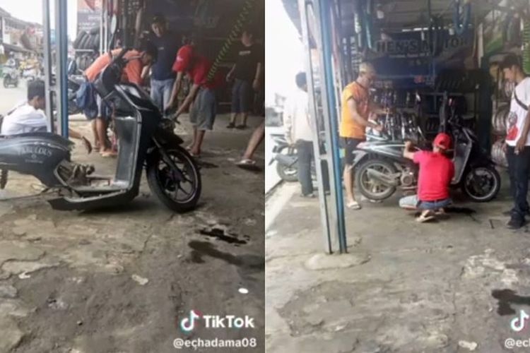 Bengkel di Sentul Bikin Heboh Netizen, Patok Rp2 Juta hanya untuk Ganti Oli Motor