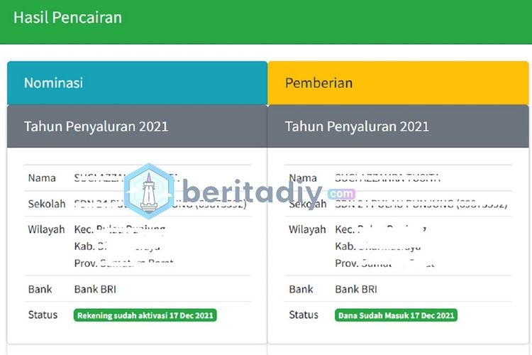 Cek Dana PIP Kemdikbud 2023 Masuk Ke ATM Bulan Mei Di SINI Dan Nama KIP ...